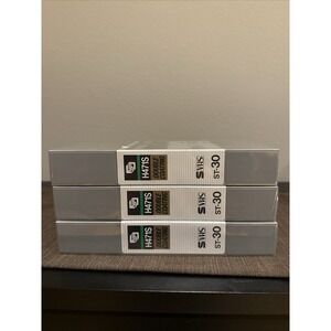 (3) FUJI H471S Tape S-VHS ST-30 Sealed Master Quality‎ Double Coating Tape
